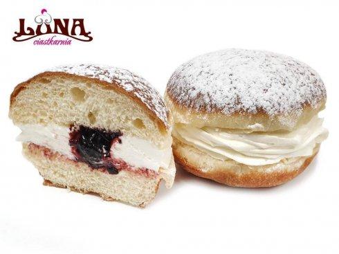 pączki z bitą śmietaną