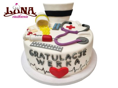 ex 207 tort lekarski,tort dla pielęgniarki